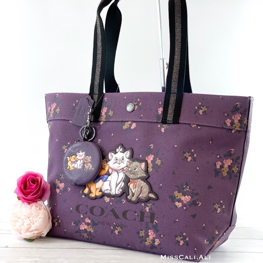 COACH SET |Limited Edition Aristocat Tote Coin Bag - Picture 5 of 16